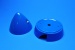 Kunststoff-Spinner 71mm Blau