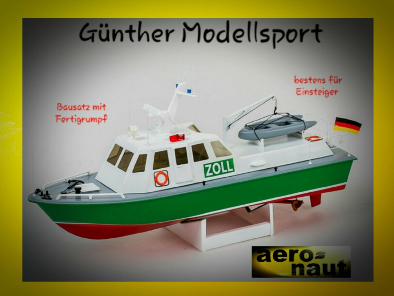 aeronaut Behördenschiff Zoll Boot, 3062/00, Bausatz