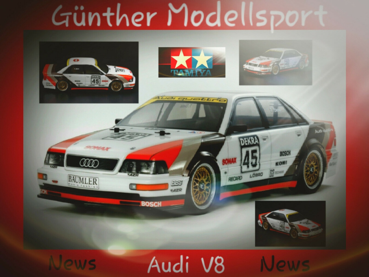 News!  1:10 RC Audi V8 Tourenwagen (TT-02), 300058682